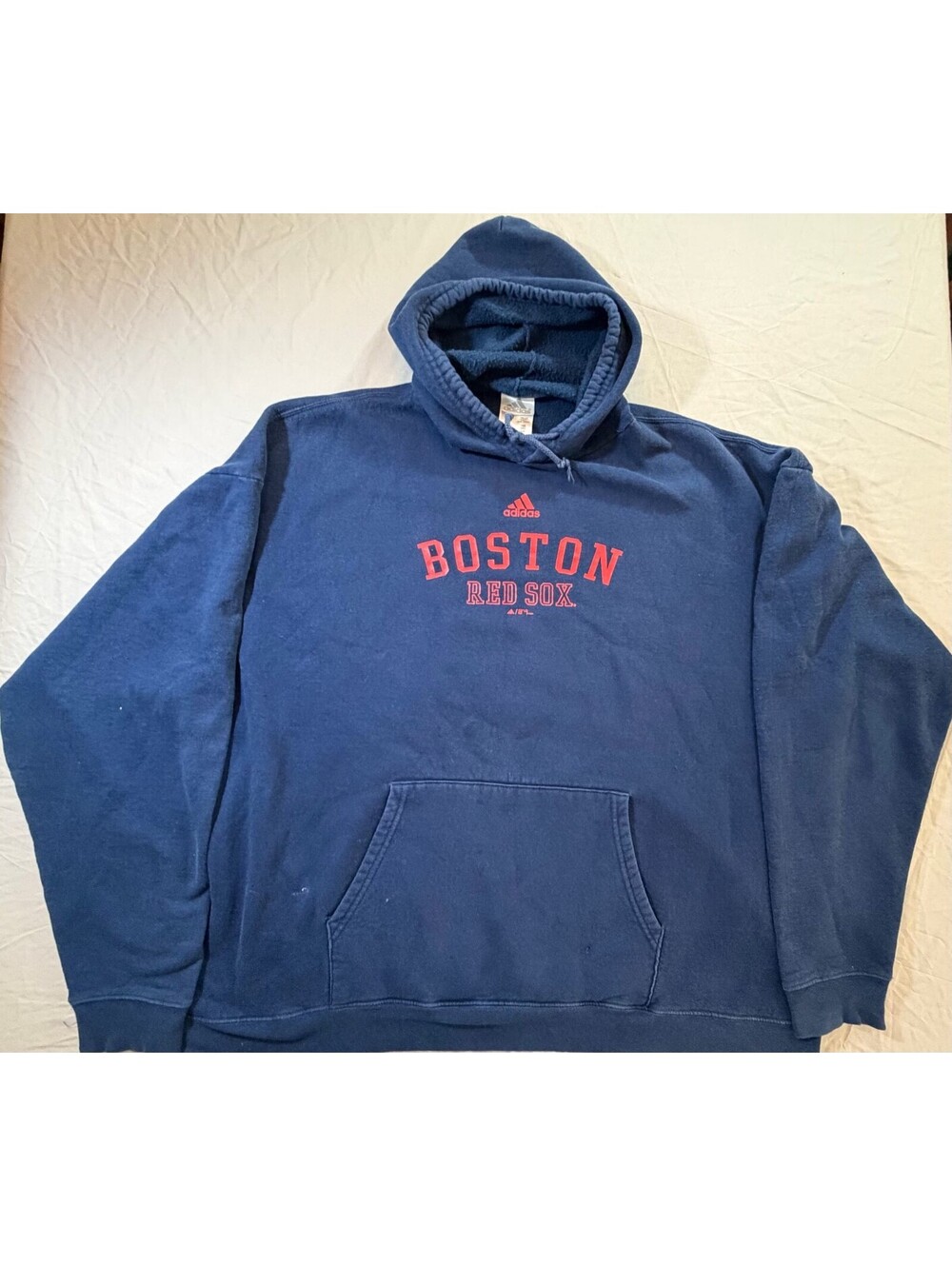 Adidas Boston Red Sox Hoodie Men’s 2XL Navy Blue MLB Pullover Sweatshirt
